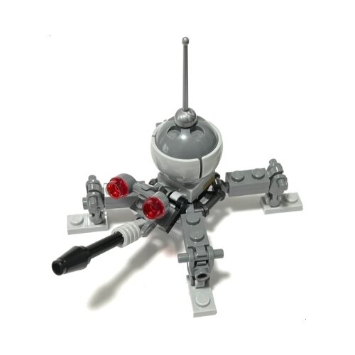 Lego Star Wars sw1234 Dwarf Spider Droid - Dark Bluish Gray Dome, Black Cone 1 x 1 Slike