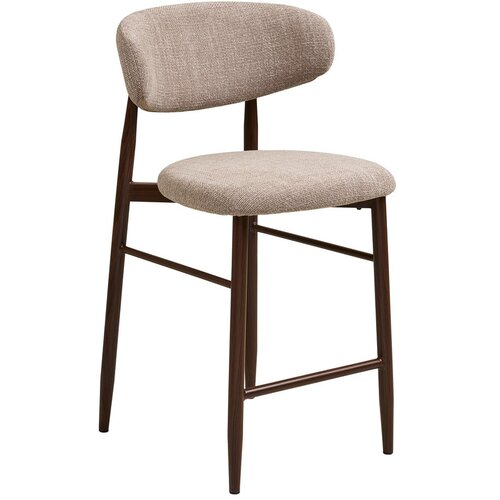 House Nordic Bež/tamno smeđa podstavljena barska stolica (visine sjedala 65 cm) Levanto &ndash; Cijene