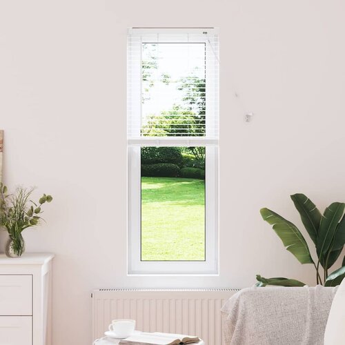 vidaXL Zavjesa za prozor sa zavjesama Ostalo Bijela 80 x 130 cm Aluminij Cijene