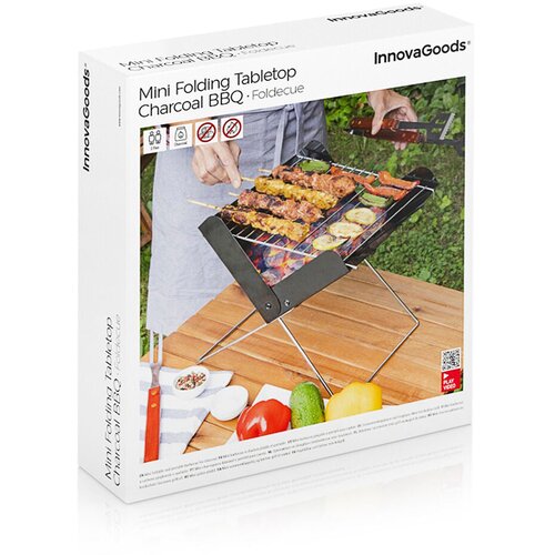 Mini prijenosni sklopivi ro&amp;scaron;tilj na ugljen Foldecue InnovaGoods Slike