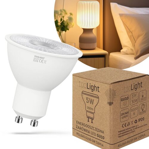 Toolight Žarulja LED RSL040 GU10 5W Topla Slike