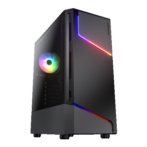 Cougar mx360 rgb pc case mid tower 1 x argb fan ( CGR-5CC6G-RGB ) Cene