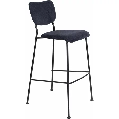 Zuiver Temno modri barski stoli v kompletu 2 kos 102 cm Benson - Zuiver