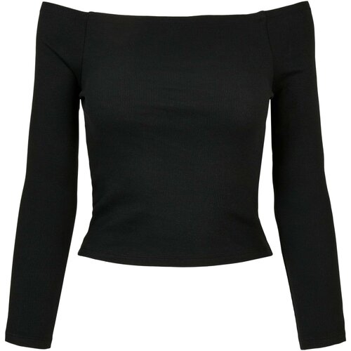 UC Ladies Women's shoulderless long sleeve black Cene
