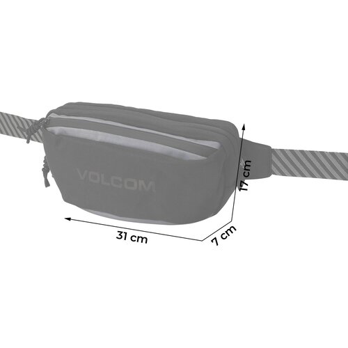 Volcom Pojasna torbica siva / crna Slike