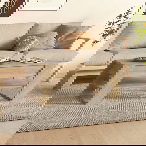 vidaXL stolić za kavu boja hrasta 102x55x45 cm konstruirano drvo Cijene