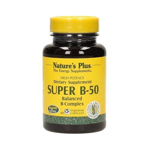 Nature's Plus Super-B-50 - 60 veg. kapsule Cijene