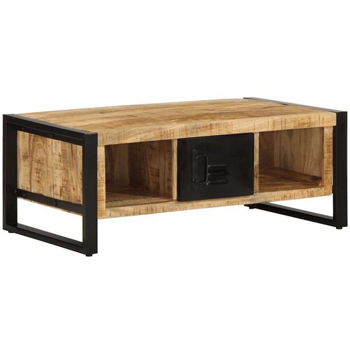vidaXL Stol za kavu 90x50x36 cm Puno grubo drvo Mango Cene