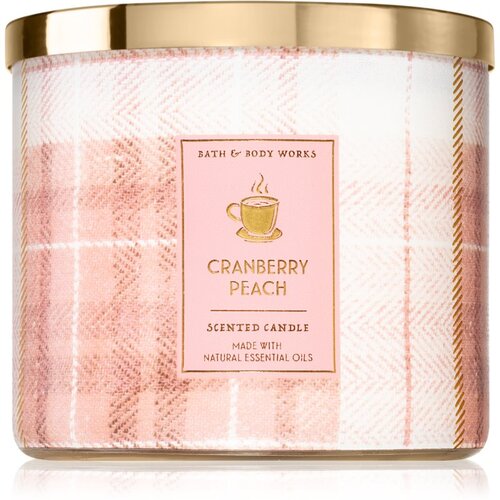 Bath &amp;amp; Body Works Cranberry Peach mirisna svijeća 411 g Slike