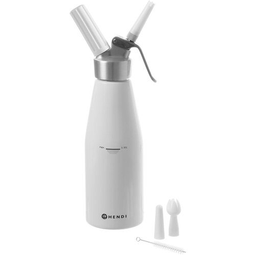 Hendi Bela aluminijasta steklenička za stepeno smetano Kitchen Line, 1 L Slike