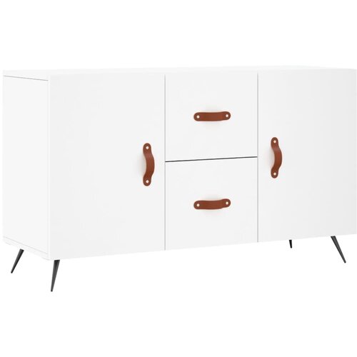Maison Chic Komoda - Predalnik bela 100x36x60 cm inženirski les, (21716042) Slike