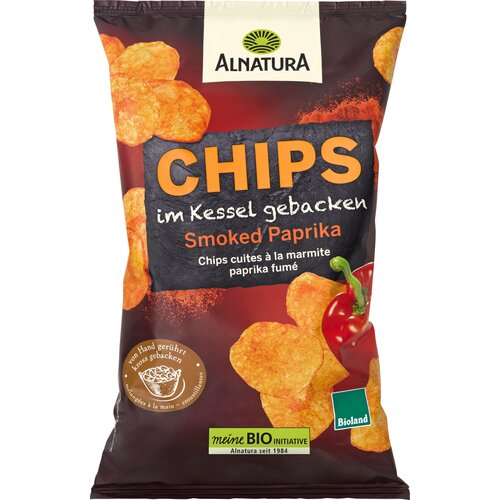 Alnatura Bioland čips pečen u kotlu dimljena paprika - 125 g Cene