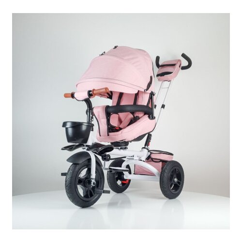 Happybike 420 Jeans Tricikl sa rotirajućim sedištem - Pink Slike