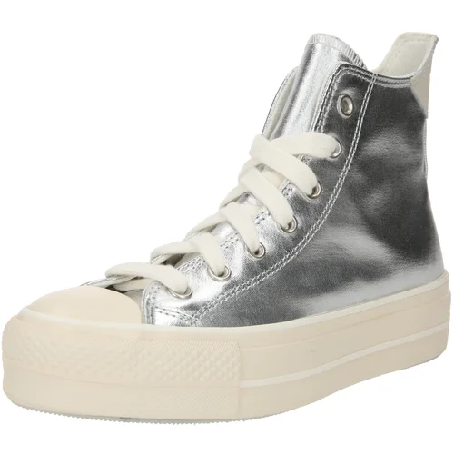 Converse Visoke superge 'CHUCK TAYLOR ALL STAR' bež / srebrna