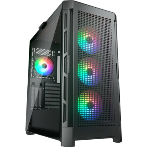 Cougar Duoface Pro RGB | PC Case | Mid Tower / TG &amp;amp; Airflow Front Panel / 4 x ARGB Fans / TG Left Panel Slike