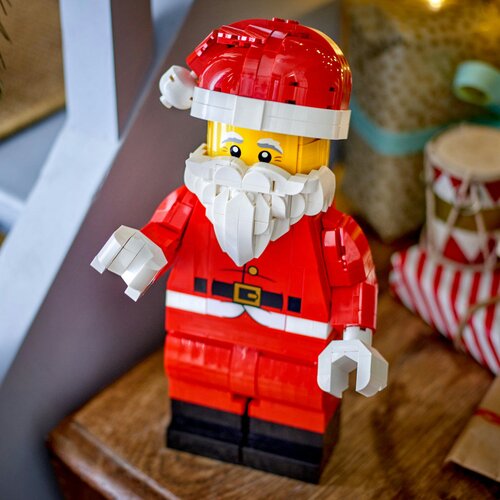 Lego iconic - uvećana minifigura deda mraza (40820) Slike