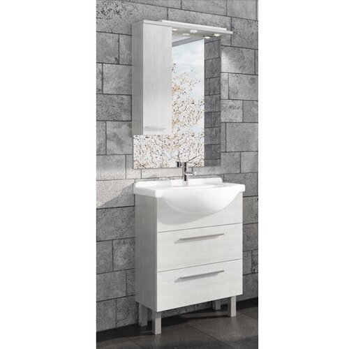 Tboss kopalniška omarica z umivalnikom trend, 65cm, bela sij Cene