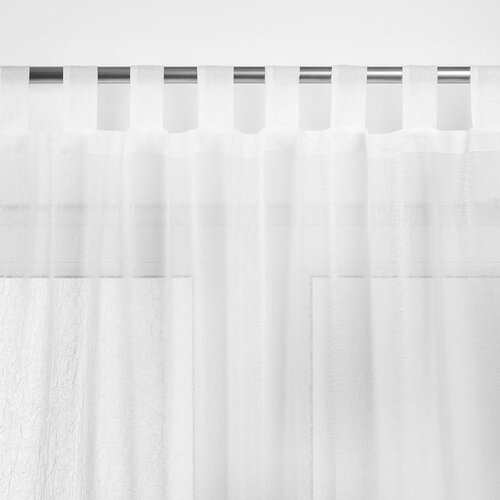  Curtain KRESZ color white style classic suspenders crushed voile 140x250 homede Slike