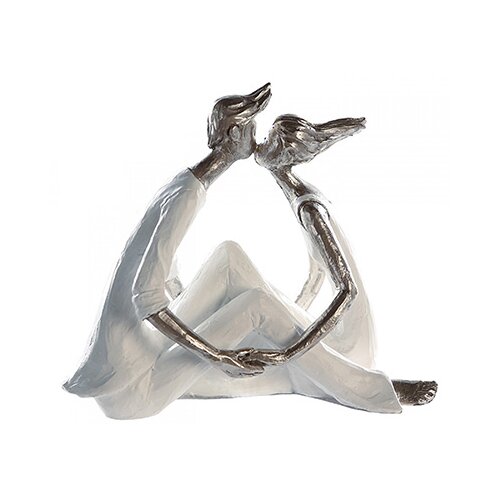Casablanca GmbH Skulptura - Kiss Me, white/silver Slike
