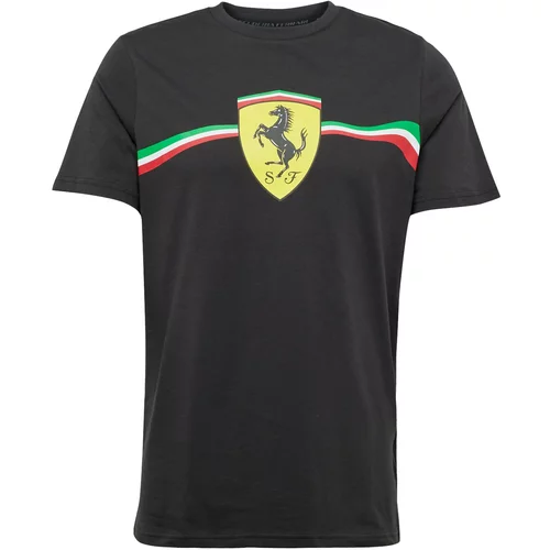 Puma Majica 'Ferrari Race' rumena / rdeča / črna / bela