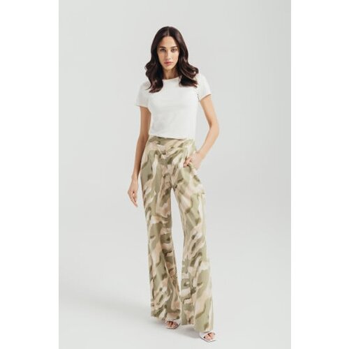 Legendww ženske &amp;scaron;iroke pantalone sa printom u zemljanim tonovima 2470-9933-15 Slike
