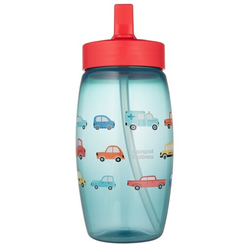 Canpol BABIES SPORTSKA SOLJA SA SAVITLJIVIM KLJUNOM OD 400ML CARS 56/618_BLU Cene