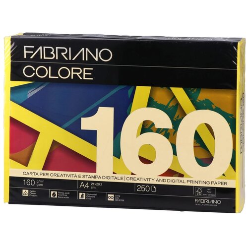 Fabriano Colore, fotokopir papir u boji, A4, 160gr., 250 list. - odaberite boju Cene