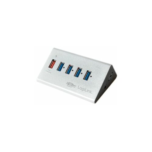 Logilink USB 3.0 High Speed Hub 4-Port + 1x Fast Charging Port adapter Slike