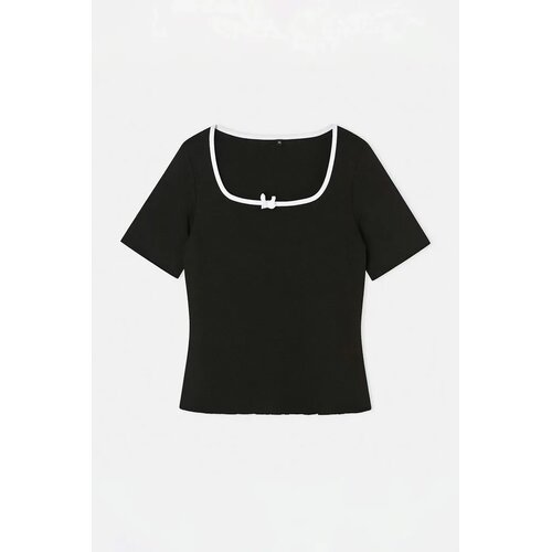 Trendyol ženska bluza Tbbss26Af00150, crna Cene