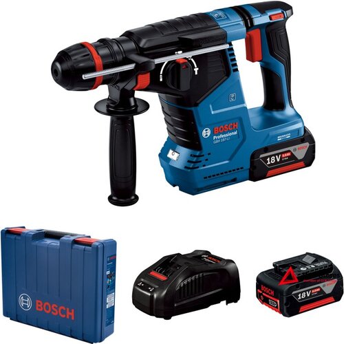 Bosch GBH 187-LI akumulatorski elektro-pneumatski čekić, One Chuck stezna glava, 2x5,0Ah, 0611923121 Cene
