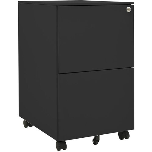vidaXL Mobilni ormarić za spise antracit 39 x 45 x 67 cm čelični Cijene