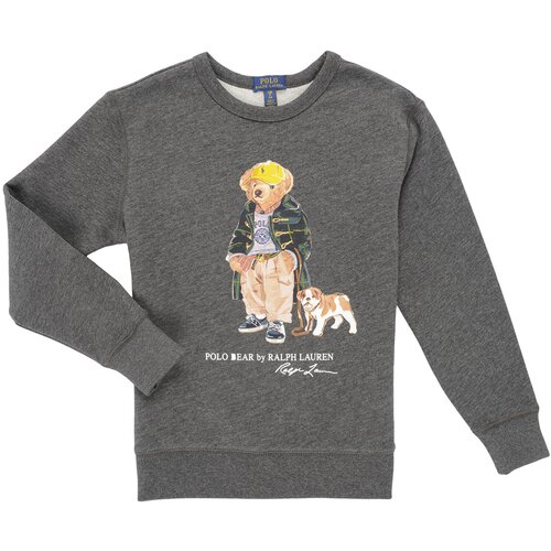 Polo Ralph Lauren BEAR KNIT-SWEATSHIRT Siva Cene