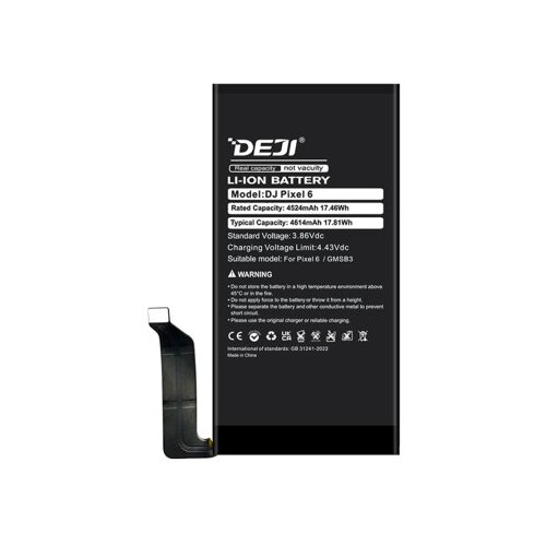  Baterija za google pixel 6 (gmsb3) 4524mah deji ( BAT9616 ) Slike