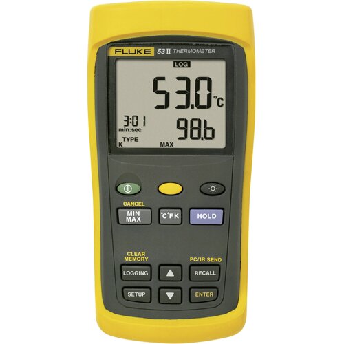 FLUKE 53 II B naprava za merjenje temperature -250 - +1767 °C Vrsta senzorja J\, K\, T\, E\, R\, S\, N, (20635518) Cene
