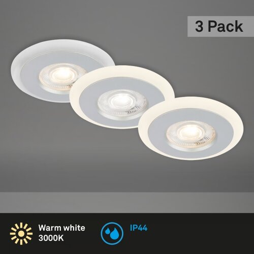 BRILONER 7039034-SET 3xLED kupatilska ugradna svetiljka 3xLED/5W/230V IP44 mat hrom Slike