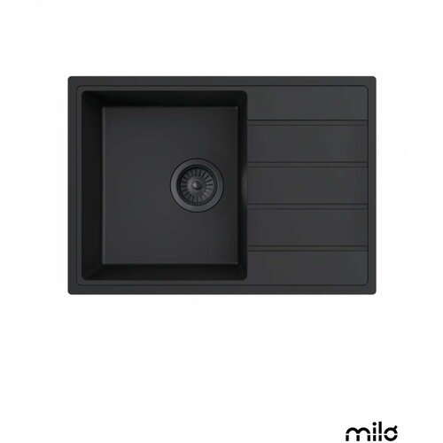 Milo Granitna sudopera Metro 62x44cm Lava stone ø90 Cene