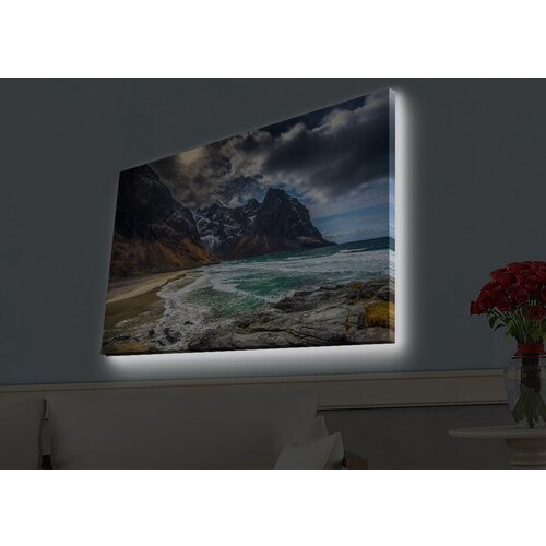 Wallity Slika sa LED osvetljenjem 4570HDACT-020, 45x70 cm Cene