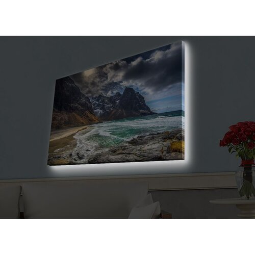 Wallity Zidna slika sa LED osvetljenjem 4570HDACT-020, 45x70 cm Cene