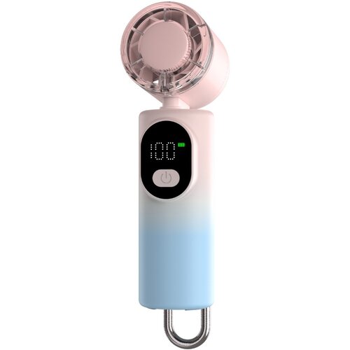 INF Visokohitrostni prenosni ventilator z LED zaslonom in 100-stopenjsko Pink+Blue, (5000286599) Cene