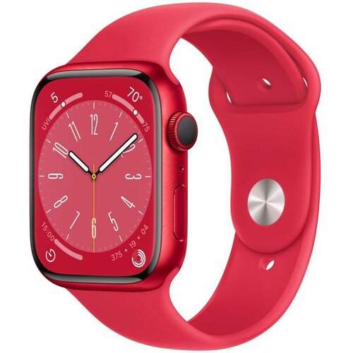 Apple Regular-Apple Watch Series 7 GPS, 41mm (PRODUCT)RED Aluminium Case with (PRODUCT)RED Sport Band Slike