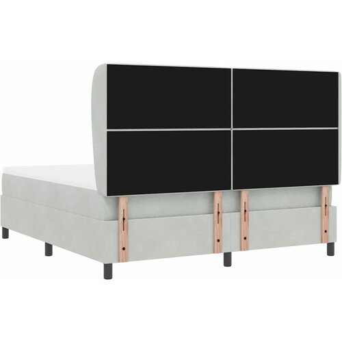  Krevet s opruga kutije Svijetlo siva 200 x 180 cm Bar&amp;scaron;un Slike