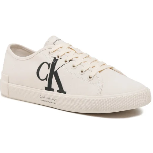 Calvin Klein Jeans VULC LOW OVERSIZED BRAND Muške niske tenisice, bež, veličina