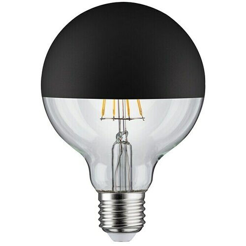 PAULMANN LED žarulja Vintage Globe-Form E27 G95 (E27, Može se prigušiti, Topla bijela, 600 lm, 6,5 W, Boja: Crna) Cijene