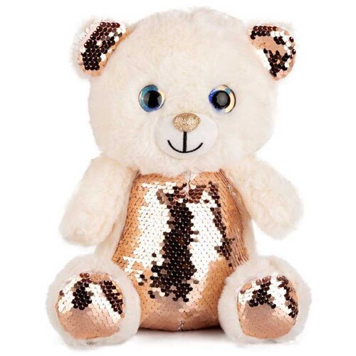 Amek Toys Pli&amp;scaron;ani medved pi&amp;scaron;i bri&amp;scaron;i Lulu 28cm Slike