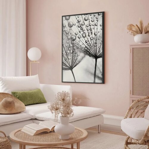  Plakat Macro Dew 29.7x42 Crni okvir Cene