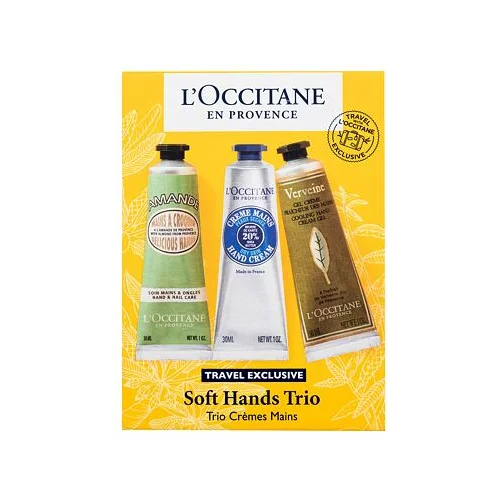 L'occitane Soft Hands Trio krema za roke 30 ml za ženske