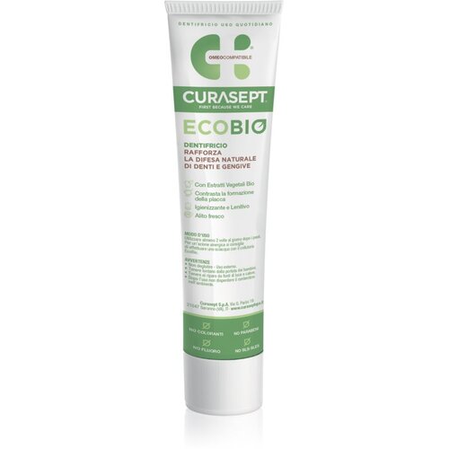 Curasept EcoBio Dentifricio naravna zobna pasta brez fluorida 75 ml Cene