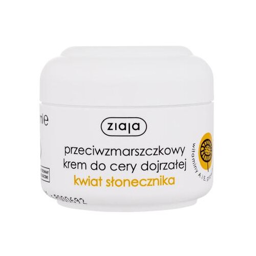 Ziaja Sunflower Anti-Wrinkle Cream krema proti gubam za zrelo kožo 50 ml za ženske Slike