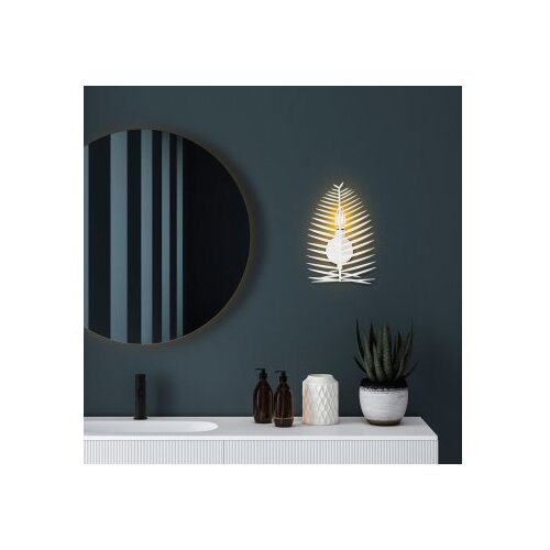 Opviq vall lamp zidna lampa u beloj boji leaf 15323 Slike