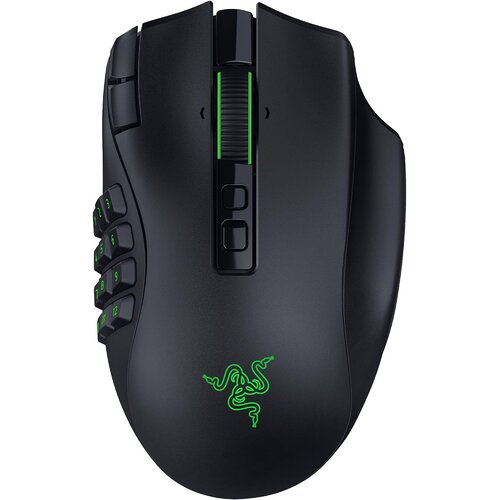 Razer Naga V3 Pro brezžična MMO mi&amp;scaron;ka črne barve Slike
